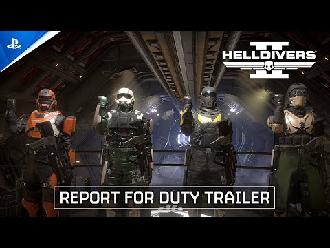Helldivers 2 - Report for Duty Trailer | PS5 &amp; PC Games